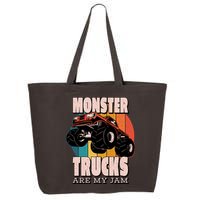 Monster Trucks Are My Jam 25L Jumbo Tote