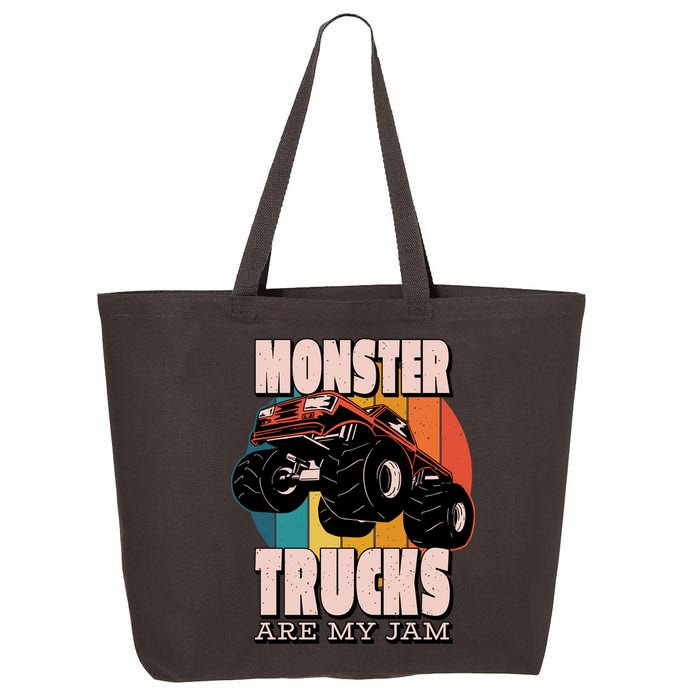 Monster Trucks Are My Jam 25L Jumbo Tote