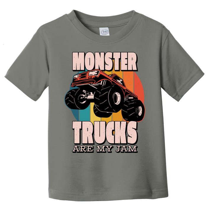 Monster Trucks Are My Jam Toddler T-Shirt