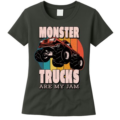 Monster Trucks Are My Jam Womens T-Shirt