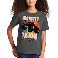 Monster Trucks Are My Jam Kids T-Shirt