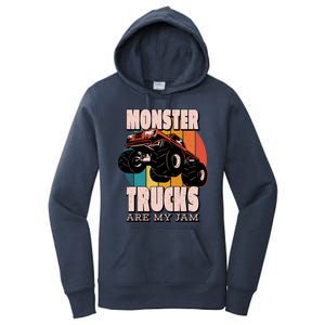 Monster Trucks Are My Jam Women's Pullover Hoodie