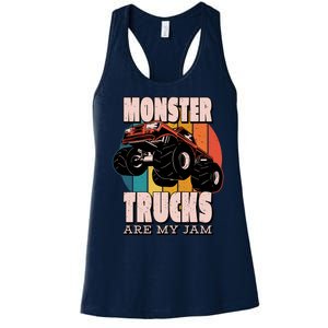 Monster Trucks Are My Jam Women's Racerback Tank