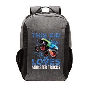 Monster Trucks Are My Jam For Boy Vector Backpack