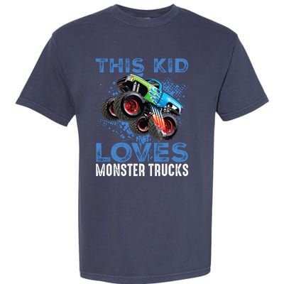 Monster Trucks Are My Jam For Boy Garment-Dyed Heavyweight T-Shirt