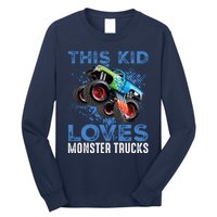 Monster Trucks Are My Jam For Boy Long Sleeve Shirt