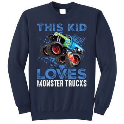 Monster Trucks Are My Jam For Boy Sweatshirt