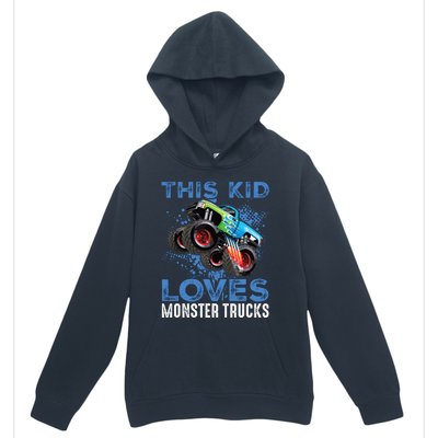 Monster Trucks Are My Jam For Boy Urban Pullover Hoodie