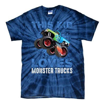 Monster Trucks Are My Jam For Boy Tie-Dye T-Shirt