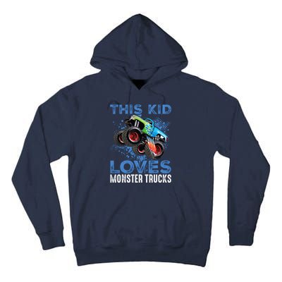 Monster Trucks Are My Jam For Boy Tall Hoodie