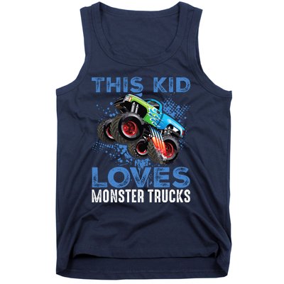 Monster Trucks Are My Jam For Boy Tank Top