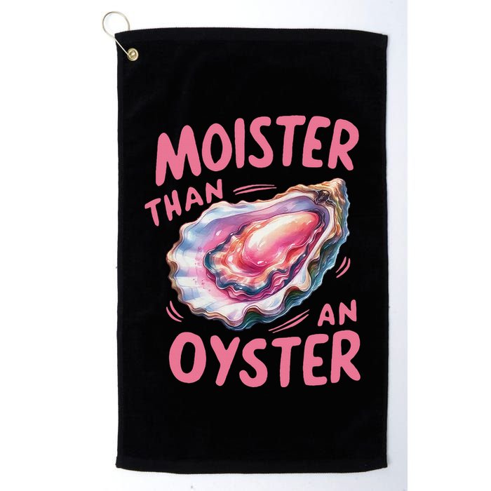 Moister Than An Oyster Inappropriate Shellfish Golf Towel
