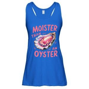 Moister Than An Oyster Inappropriate Shellfish Ladies Essential Flowy Tank