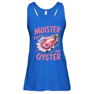 Moister Than An Oyster Inappropriate Shellfish Ladies Essential Flowy Tank