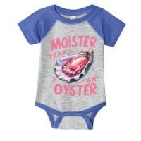 Moister Than An Oyster Inappropriate Shellfish Infant Baby Jersey Bodysuit