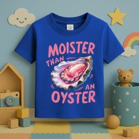 Moister Than An Oyster Inappropriate Shellfish Toddler T-Shirt