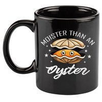 Moister Than An Oyster Funny Adult Humor 11oz C Handle Ceramic Mug