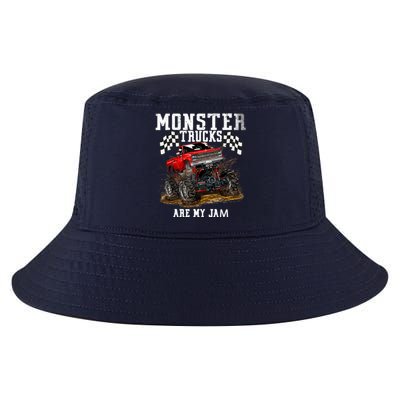 Monster Truck Are My Jam Gift Vintage Cool Comfort Performance Bucket Hat