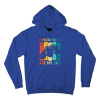 Monster Trucks Are My Jam Retro Vintage Monster Truck Hoodie