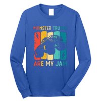 Monster Trucks Are My Jam Retro Vintage Monster Truck Long Sleeve Shirt