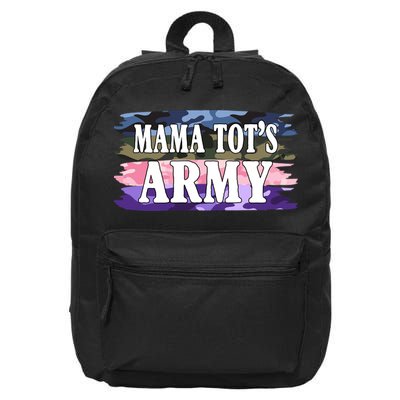 Mama Tots Army 16 in Basic Backpack