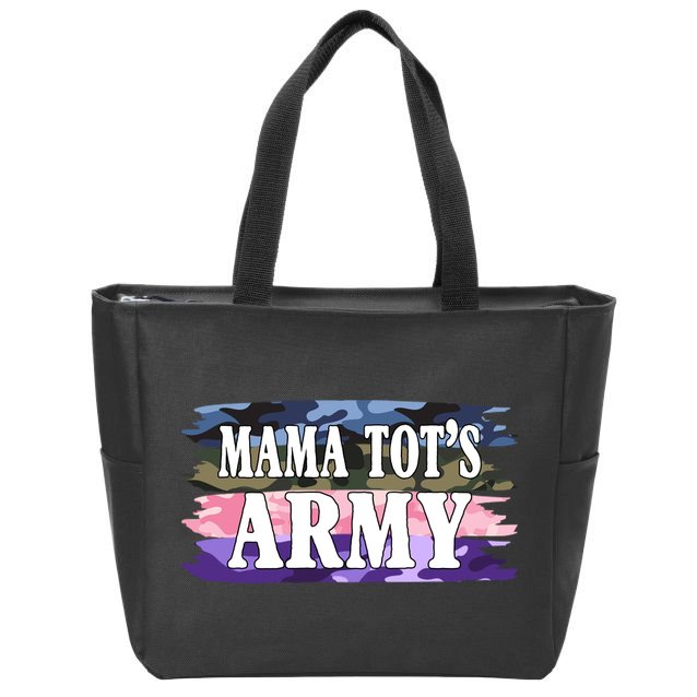 Mama Tots Army Zip Tote Bag
