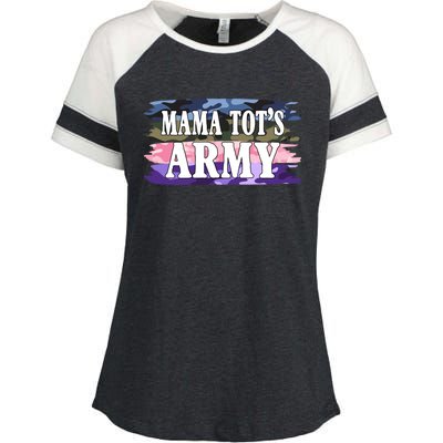 Mama Tots Army Enza Ladies Jersey Colorblock Tee