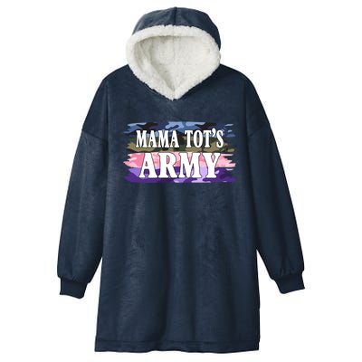 Mama Tots Army Hooded Wearable Blanket