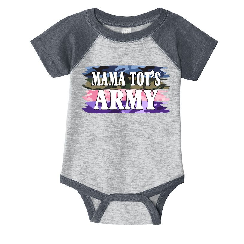 Mama Tots Army Infant Baby Jersey Bodysuit