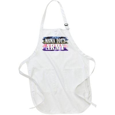 Mama Tots Army Full-Length Apron With Pockets