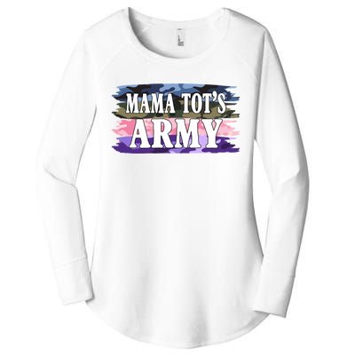 Mama Tots Army Women's Perfect Tri Tunic Long Sleeve Shirt