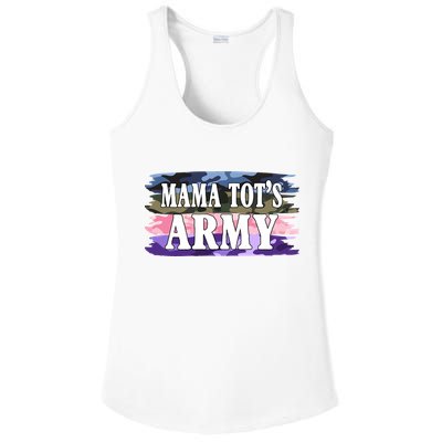 Mama Tots Army Ladies PosiCharge Competitor Racerback Tank