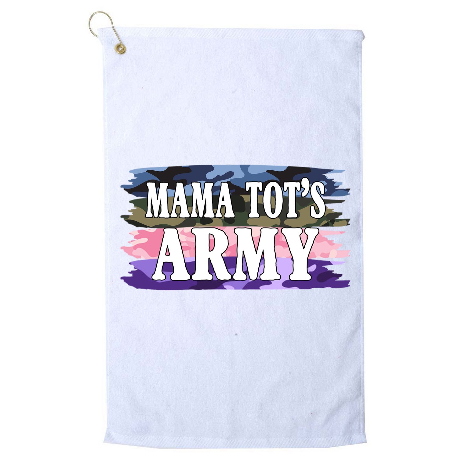Mama Tots Army Golf Towel