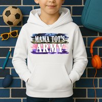 Mama Tots Army Kids Hoodie