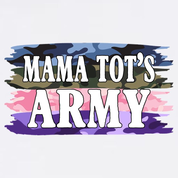 Mama Tots Army Kids Hoodie