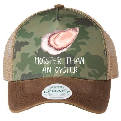 Moister Than An Oyster Shucking Funny Shellfish Shucker Legacy Tie Dye Trucker Hat
