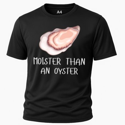 Moister Than An Oyster Shucking Funny Shellfish Shucker Performance Shirt