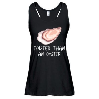 Moister Than An Oyster Shucking Funny Shellfish Shucker Ladies Essential Flowy Tank