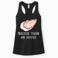 Moister Than An Oyster Shucking Funny Shellfish Shucker Womens Tank Top