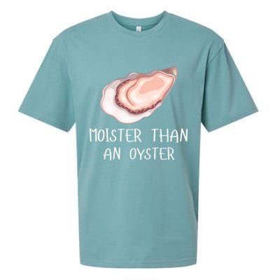 Moister Than An Oyster Shucking Funny Shellfish Shucker Sueded Cloud Jersey T-Shirt