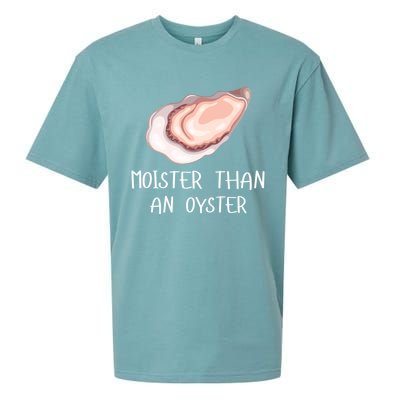 Moister Than An Oyster Shucking Funny Shellfish Shucker Sueded Cloud Jersey T-Shirt