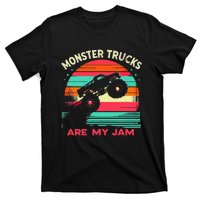 Monster Trucks Are My Jam Sunset T-Shirt