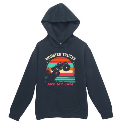 Monster Trucks Are My Jam Sunset Urban Pullover Hoodie