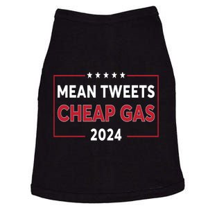 Mean Tweets And Cheap Gas 2024 ProTrump American Flag Doggie Tank