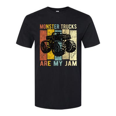 Monster Trucks Are My Jam Vintage Retro Monster Truck Softstyle® CVC T-Shirt