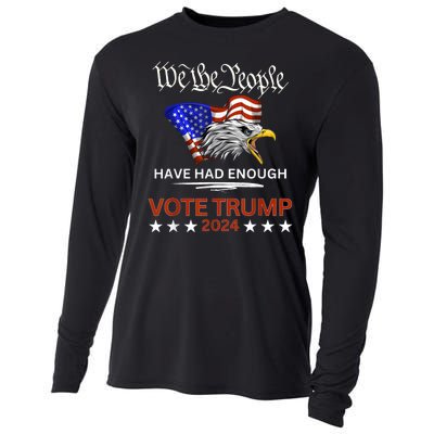 Mean Tweets And Cheap Gas 2024 Support Trump Election Cooling Performance Long Sleeve Crew