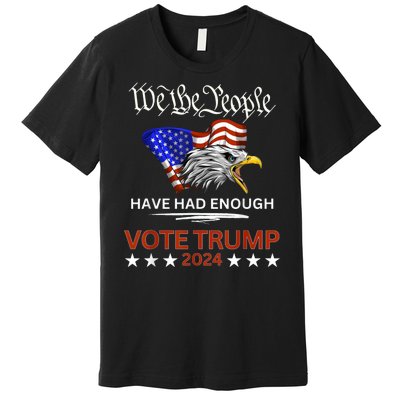 Mean Tweets And Cheap Gas 2024 Support Trump Election Premium T-Shirt