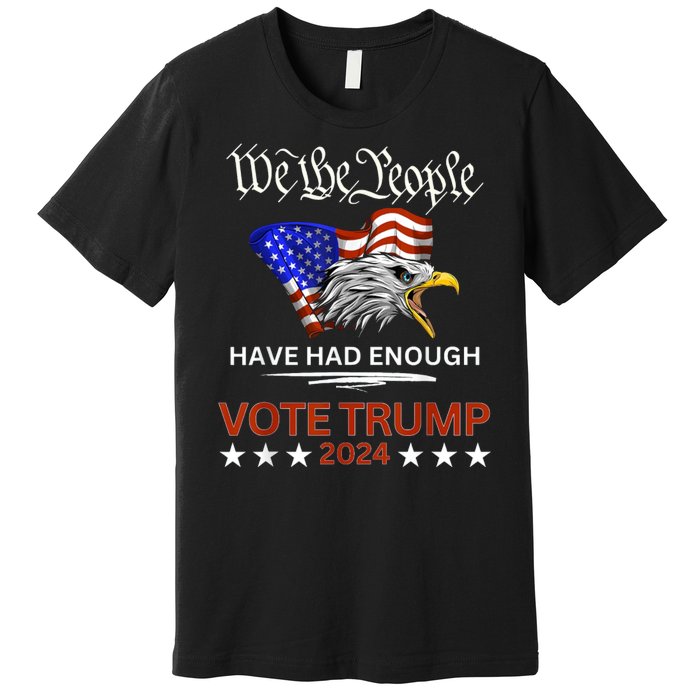 Mean Tweets And Cheap Gas 2024 Support Trump Election Premium T-Shirt