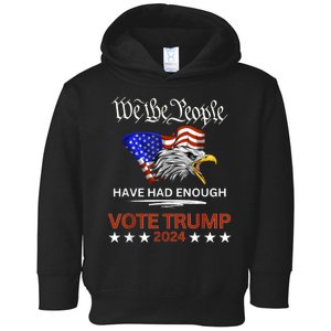 Mean Tweets And Cheap Gas 2024 Support Trump Election Toddler Hoodie