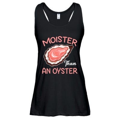 Moister Than An Oyster Funny Shucking Ladies Essential Flowy Tank
